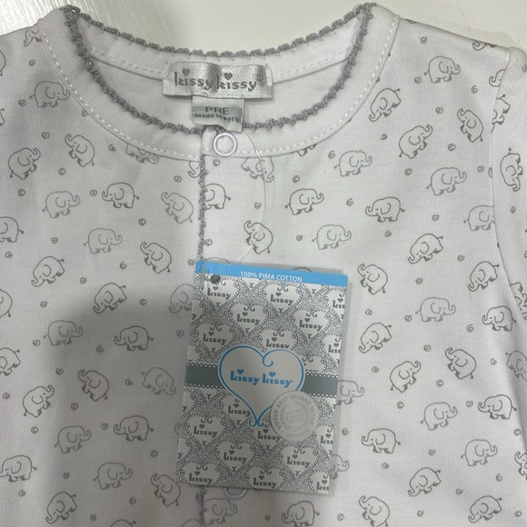 Kissy Kissy NWT Premie pajamas footie - Picture 1 of 4